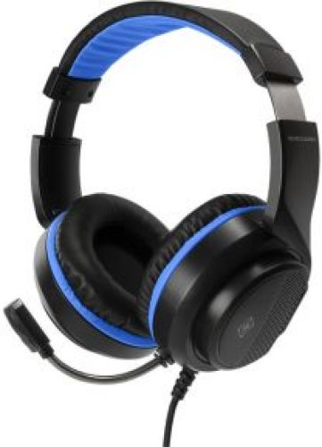 Deltaco GAM-127 hoofdtelefoon/headset Bedraad Helm Gamen Zwart, Blauw