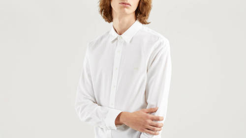 Levi's slim fit overhemd white