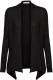 Esprit ribgebreid vest van gerecycled polyester zwart