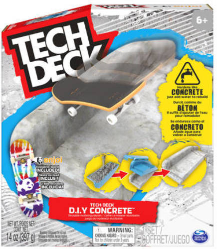 Tech Deck Herbruikbare DIY Concrete-modelleerspeelset