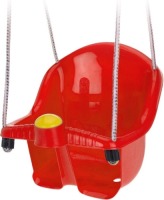 Merkloos Peuterschommel rood met toeter