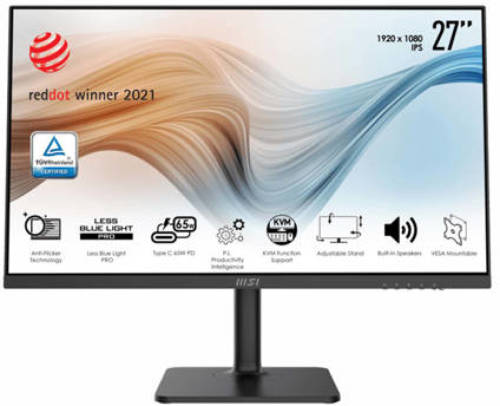 MSI Modern MD272P 68,6 cm (27 ) 1920 x 1080 Pixels Full HD LCD Zwart