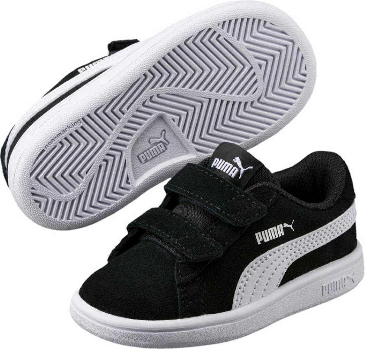 Puma Smash v2 SD V PS sneakers zwart