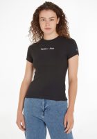 Tommy Jeans Shirt met korte mouwen TJW BABY SERIF LINEAR SS