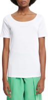 Esprit T-shirt met fonkelende glinstersteentje-logo op borsthoogte
