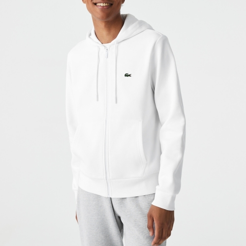 Lacoste Zip-up hoodie in katoen