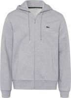 Lacoste Capuchonsweatvest met zacht geruwde binnenkant