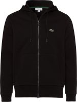 Lacoste Capuchonsweatvest met zacht geruwde binnenkant