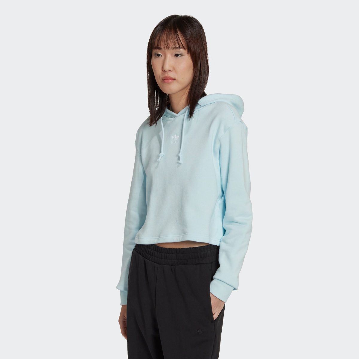 adidas Originals Sweatshirt ADICOLOR ESSENTIALS CROP FRENCH TERRY HOODIE