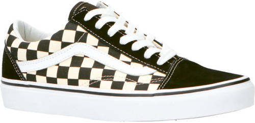 Vans Old Skool suède sneakers zwart/wit