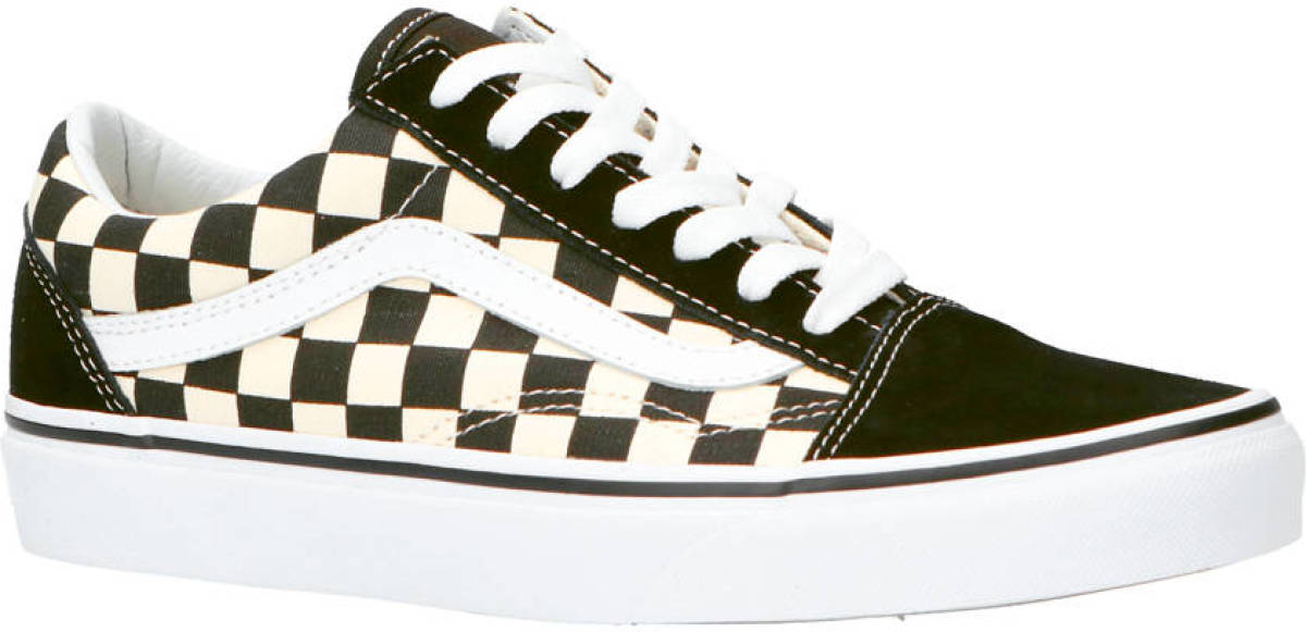 Vans Old Skool suède sneakers zwart/wit