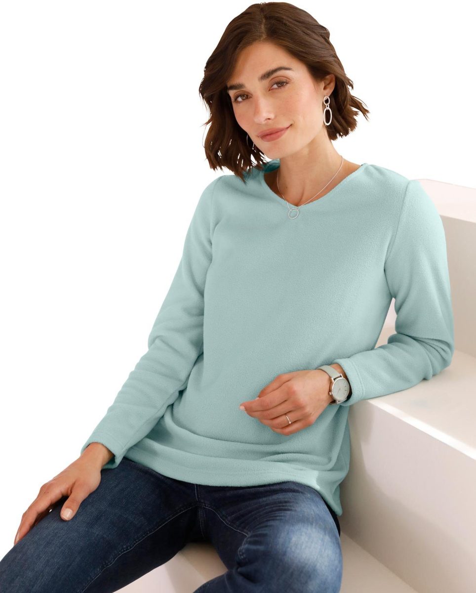 Classic Basics Fleece-shirt Fleeceshirt (1-delig)