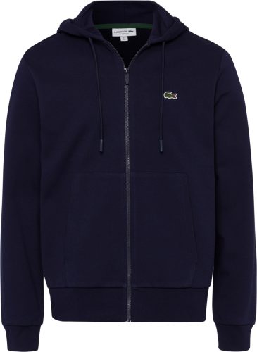 Lacoste Capuchonsweatvest met zacht geruwde binnenkant