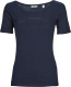Esprit T-shirt met fonkelende glinstersteentje-logo op borsthoogte