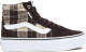 Vans Filmore Hi Platform Animal sneakers donkerbruin/wit