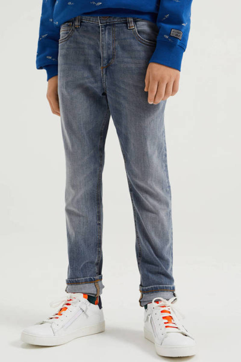 WE Fashion Blue Ridge skinny jeans grey blue denim