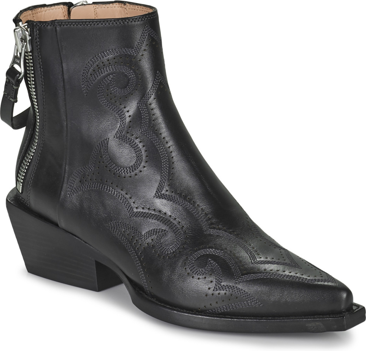 Enkellaarzen Freelance  CALAMITY 4 WEST DOUBLE ZIP BOOT