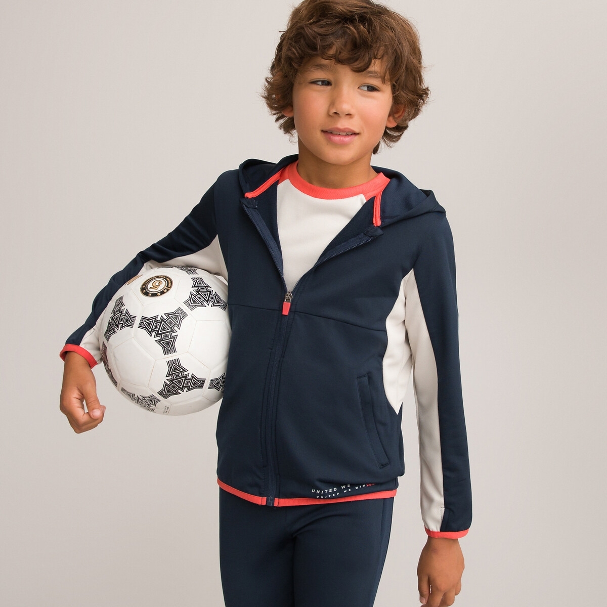 La Redoute Collections Zip-up hoodie in technisch materiaal