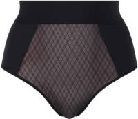 Chantelle maxislip Smooth Lines zwart/beige