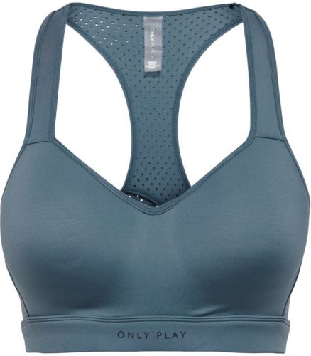 Only Diepe Hals Sport Bh Dames Blauw