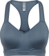 Only Diepe Hals Sport Bh Dames Blauw