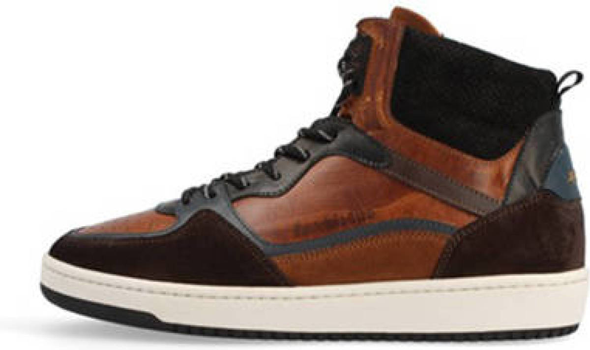 Pantofola d'oro sneakers cognac/zwart
