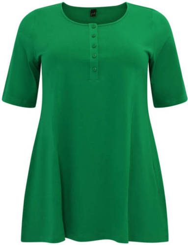 Yoek tuniek met plooien groen
