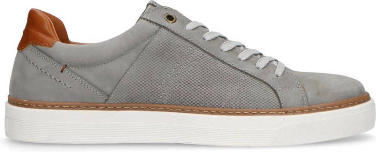 No Stress nubuck sneakers grijs/taupe