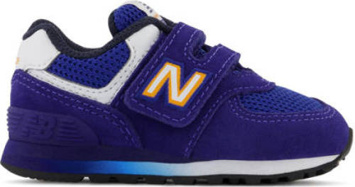 New balance 574 sneakers kobaltblauw/oranje