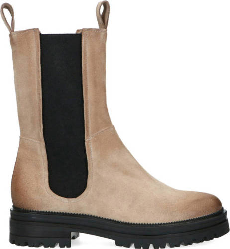 Manfield suède chelsea boots beige kopen? Kopen.nl