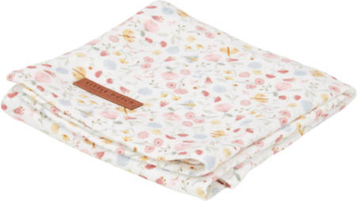 Little Dutch swaddle Flowers & Butterflies 120x120 cm