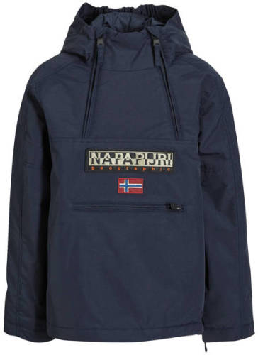 Napapijri gewatteerde winterjas Northfarer met logo marine