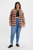Levi's Plus Mile High Super Skinny Jeans (Plus) high waist super skinny jeans light denim