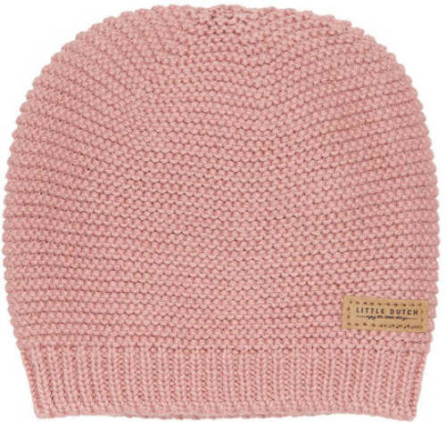 Little Dutch gebreid baby mutsje roze