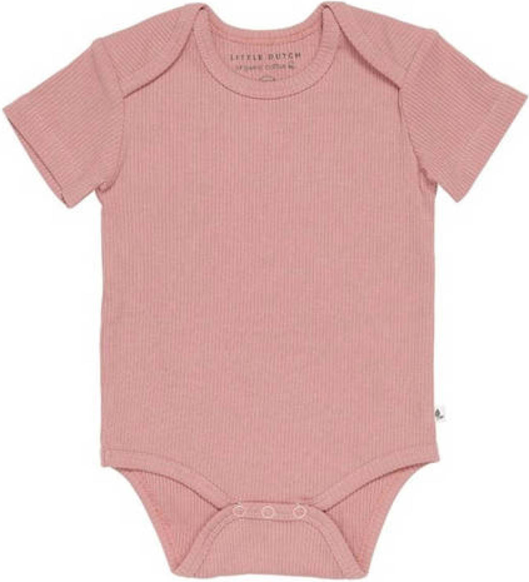 Little Dutch romper Rib vintage roze