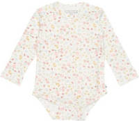 Little Dutch romper Flower & Butterflies wit/roze