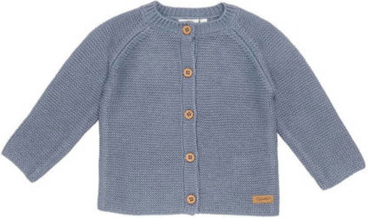 Little Dutch gebreide baby vestje blauw