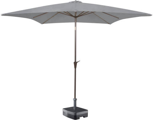 Kopu ® Vierkante Parasol Altea 230x230 Cm - Light Grey