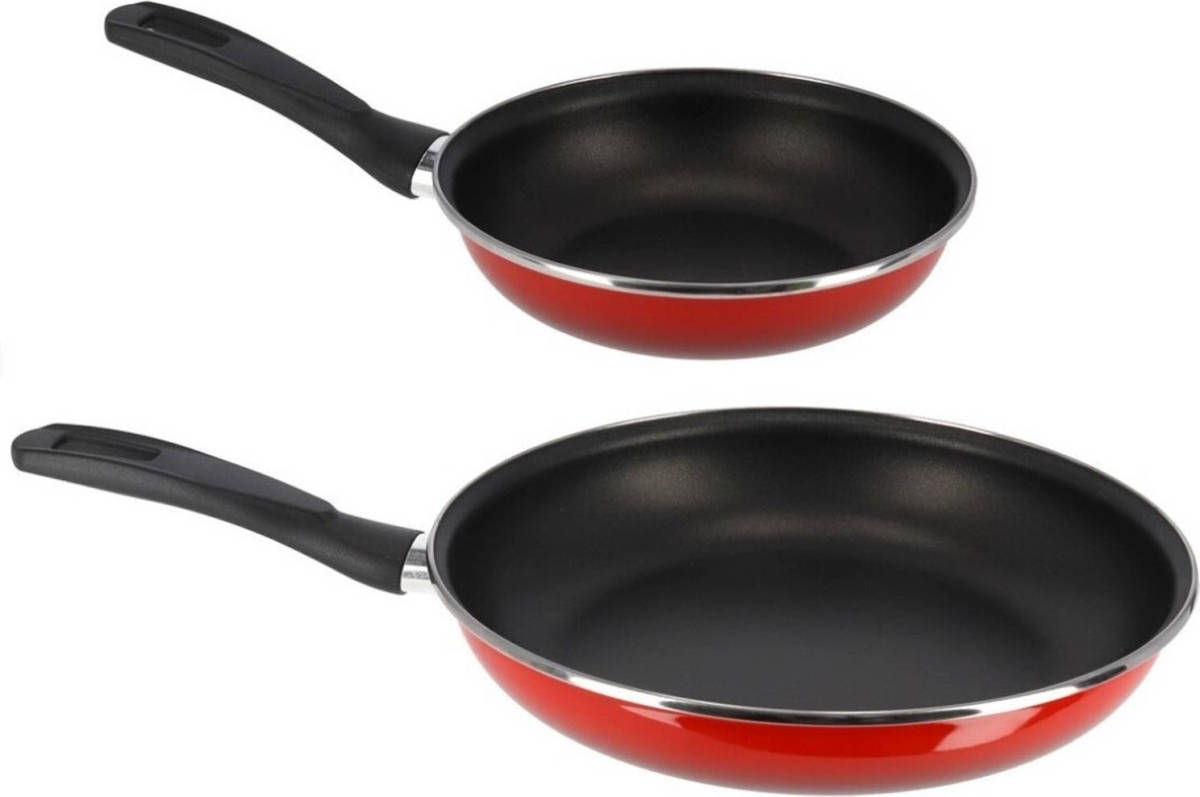 Shoppartners 2x Formaten Koekenpannen Set Merida 26 En 32 Cm Diameter - Koekenpannen