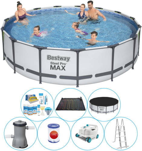 Bestway Steel Pro Max Rond 457x107 Cm - Zwembad Bundel