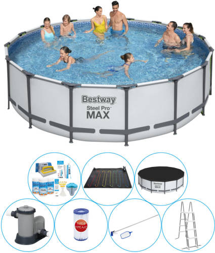 Bestway Steel Pro Max Rond 488x122 Cm - Zwembad Bundel