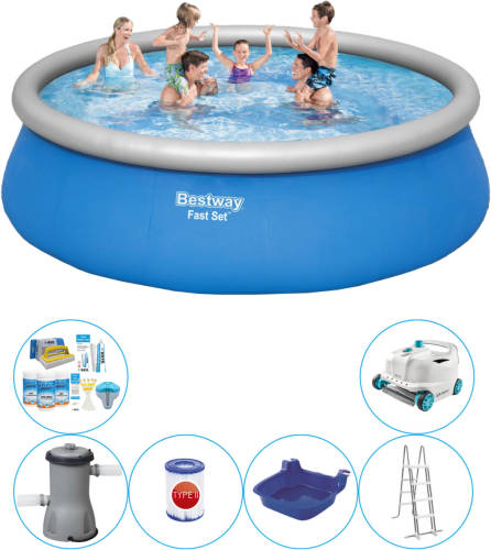 Bestway Fast Set Rond 457x84 Cm - 7-delig - Zwembad Bundel