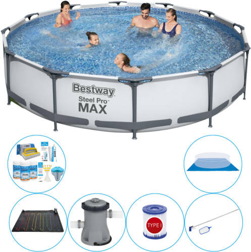 Bestway Steel Pro Max Rond 366x76 Cm - 7-delig - Zwembad Met Accessoires