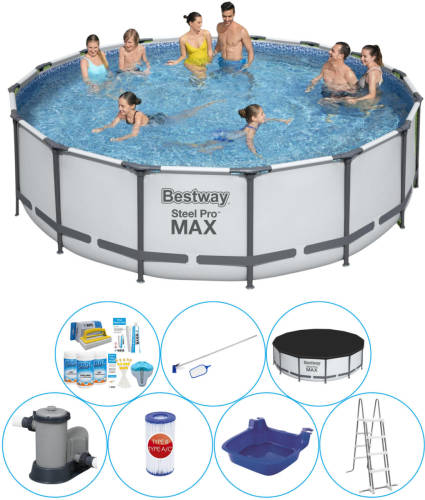 Bestway Steel Pro Max Rond 488x122 Cm - Zwembad Super Deal