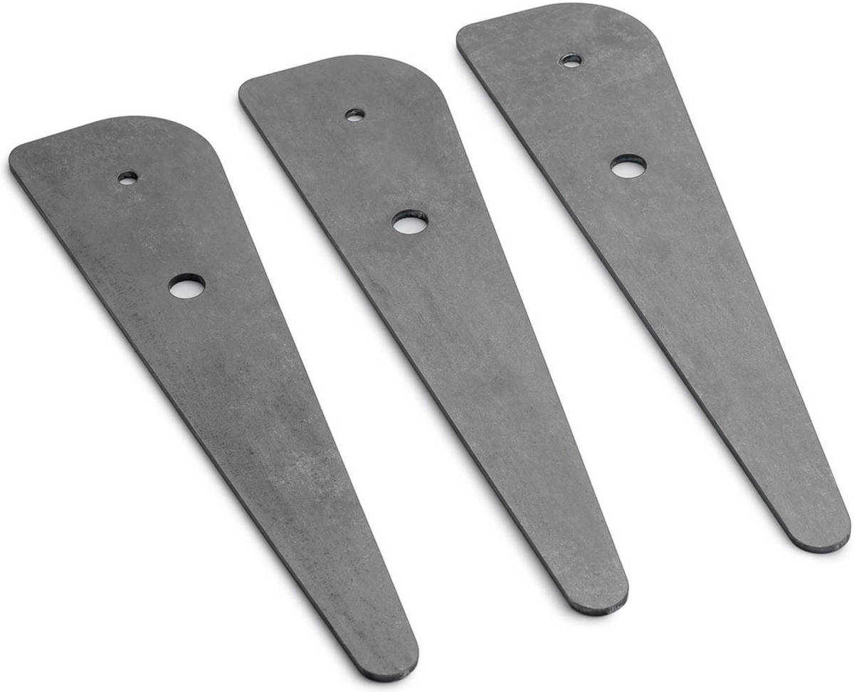 Vepa Bins Höfats Standaard Triple 90 Cm Rvs Grijs