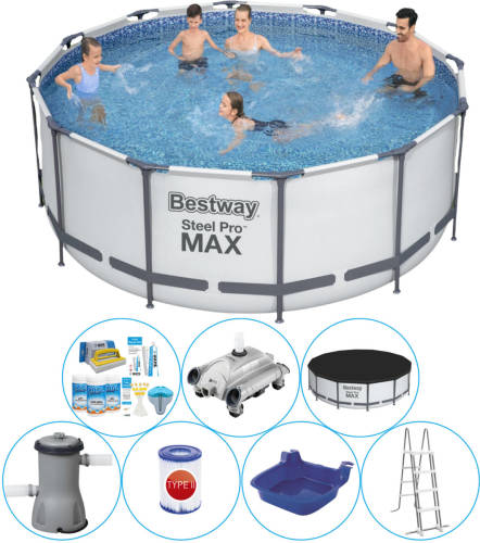 Bestway Steel Pro Max Rond 366x122 Cm - Zwembad Combinatie Set