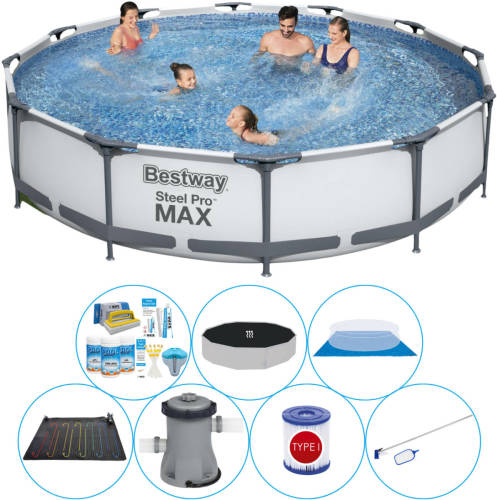 Bestway Steel Pro Max Rond 366x76 Cm - Zwembad Bundel