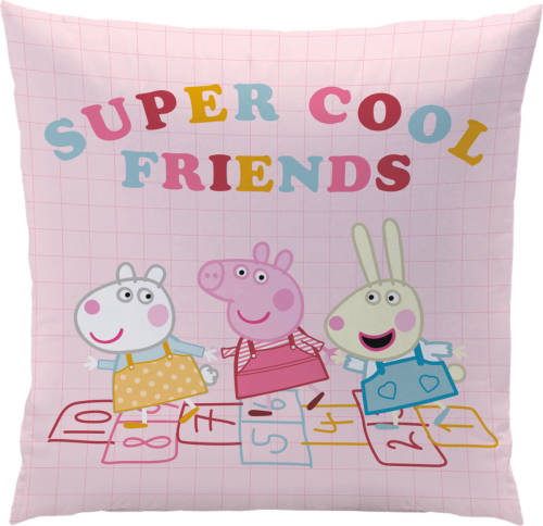 SimbaShop Peppa Pig Kussen Super Cool - 40 X 40 Cm - Polyester