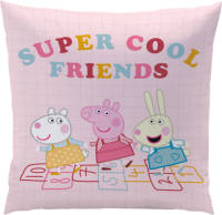 SimbaShop Peppa Pig Kussen Super Cool - 40 X 40 Cm - Polyester