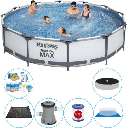 Bestway Steel Pro Max Rond 366x76 Cm - Zwembad Combinatie Deal